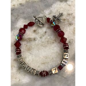 Fuchsia Austria Crystals Bracelet #faith